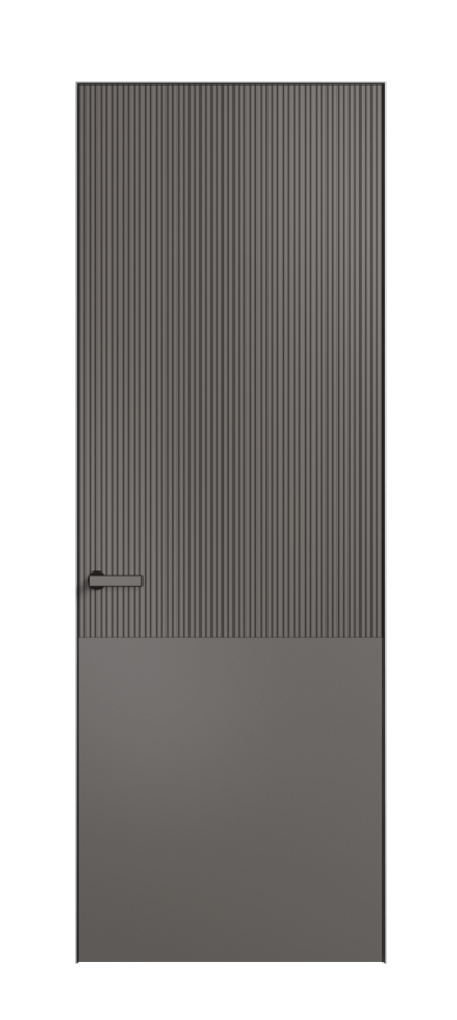 Дверь межкомнатная Velvet 8205 Матовый классический серый. Скрытый короб Черный Цена 64969 . Фабрика дверей Волховец 8 (800) 551 43 19 Межкомнатная дверь Velvet 8205 Матовый классический серый. Цена 64969 | Volhovec