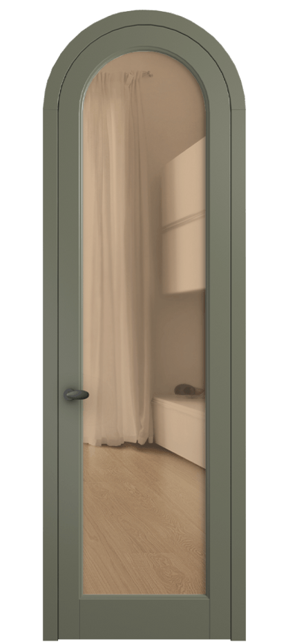 Дверь межкомнатная Palazzo 6814 Матовый оливковый тёмный Прозрачное оранжевое стекло, триплекс, 6мм 0536R МОТ Цена 117789 ₽ Наличники уже входят в базовый комплект. Фабрика дверей Волховец 8 (800) 551 43 19 Межкомнатная дверь Palazzo 6814 Матовый оливковый тёмный Прозрачное оранжевое стекло, триплекс, 6мм Цена 117789 ₽ | Volhovec