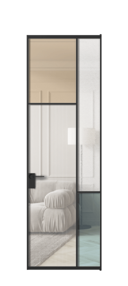 Дверь межкомнатная Mosaic АЛПЛ041.10 Алюминий Черный Комбинация стекол Группы 1 и Группы 3 Без короба чер Цена 160290 Стоимость комплекта двери включает:
1. Полотно (600/650/700/750/800/850/900/950*2000-2400 мм).
2. Короб
3. Комплект фурнитуры (2 торцевые петли и магнитный замок с ответной планкой). Фабрика дверей Волховец 8 (800) 551 43 19 Межкомнатная дверь Mosaic АЛПЛ041.10 Алюминий Черный Комбинация стекол Группы 1 и Группы 3 Цена 160290 ₽ | Volhovec