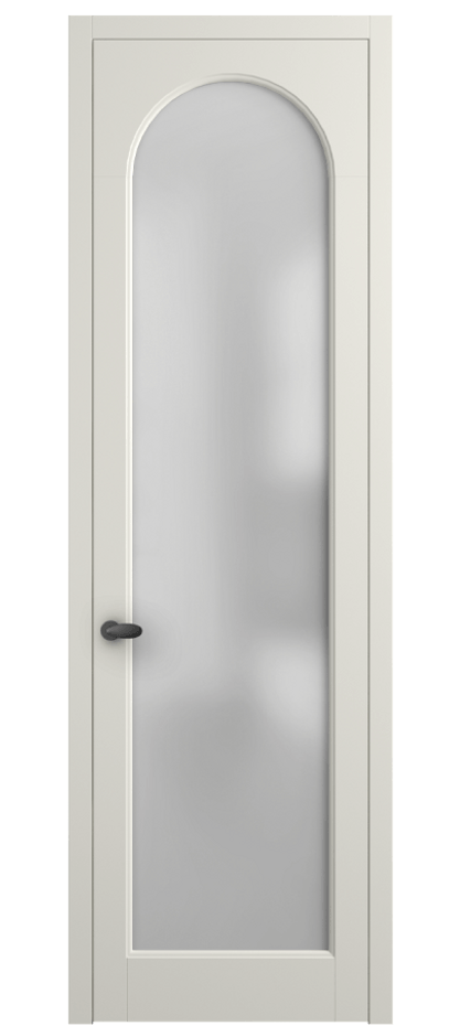 Межкомнатная дверь Palazzo 6804 Матовый жемчужный Сатинированное стекло Цена 91169 ₽ | Volhovec