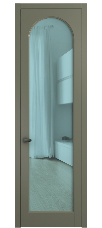 Дверь межкомнатная Palazzo 6804 Матовый оливковый тёмный Прозрачное голубое стекло, триплекс, 6мм 0536 МОТ Цена 91169 ₽ Наличники уже входят в базовый комплект. Фабрика дверей Волховец 8 (800) 551 43 19 Межкомнатная дверь Palazzo 6804 Матовый оливковый тёмный Прозрачное голубое стекло, триплекс, 6мм Цена 91169 ₽ | Volhovec