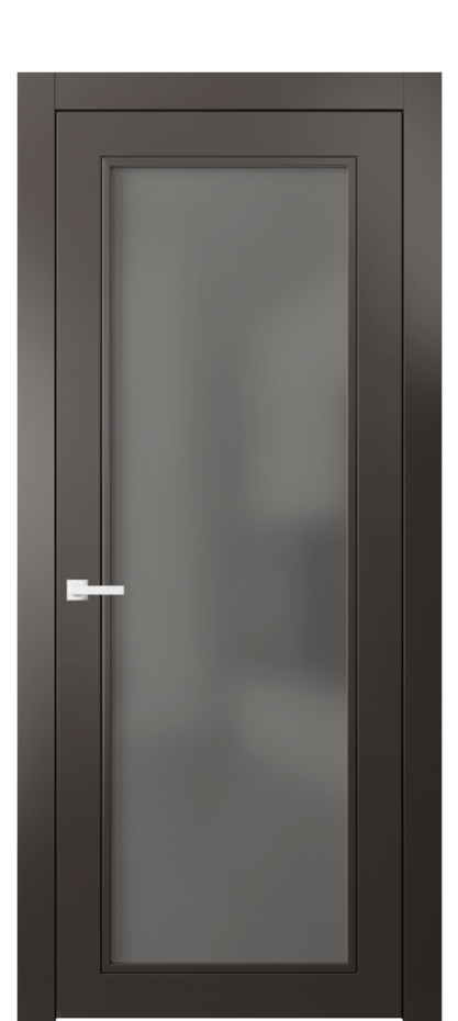 Дверь межкомнатная Neo Classic 8000 Матовый антрацит Сатинированное серое стекло, триплекс Гладкий компланарный наличник МАН Цена 74699 ₽ Наличники уже входят в базовый комплект. Фабрика дверей Волховец 8 (800) 551 43 19 Межкомнатная дверь Neo Classic 8000 Матовый антрацит Сатинированное серое стекло, триплекс Цена 74699 ₽ | Volhovec