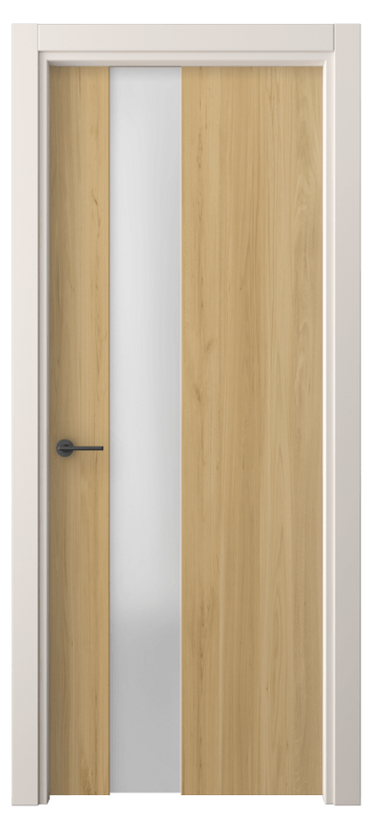 Межкомнатная дверь Freedom 4224 Солнечный вяз Сатинированное стекло Цена 32639 ₽ | Volhovec