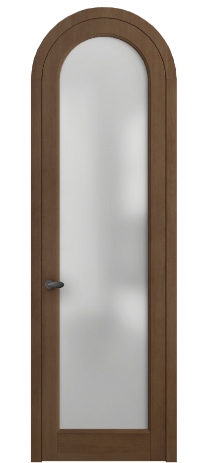 Межкомнатная дверь Palazzo 6814 Бук тёмный матовый Сатинированное стекло Цена 161639 ₽ | Volhovec