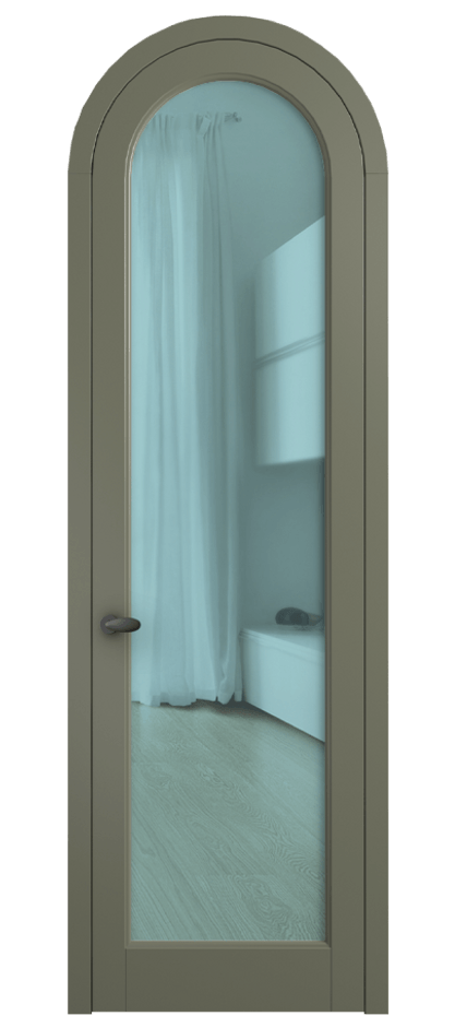 Дверь межкомнатная Palazzo 6814 Матовый оливковый тёмный Прозрачное голубое стекло, триплекс, 6мм 0536R МОТ Цена 117789 ₽ Наличники уже входят в базовый комплект. Фабрика дверей Волховец 8 (800) 551 43 19 Межкомнатная дверь Palazzo 6814 Матовый оливковый тёмный Прозрачное голубое стекло, триплекс, 6мм Цена 117789 ₽ | Volhovec