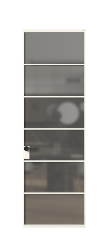 Алюминиевая дверь АЛПЛ040.04 Алюминий пудровый белый Сатинированное серое стекло, триплекс. Без короба АПБЛ Цена 128530 Стоимость комплекта двери включает:
1. Полотно (600/650/700/750/800/850/900/950*2000-2400 мм).
2. Короб
3. Комплект фурнитуры (2 торцевые петли и магнитный замок с ответной планкой). Фабрика дверей Волховец 8 (800) 551 43 19 Алюминиевая дверь АЛПЛ040.04 Алюминий пудровый белый Сатинированное серое стекло, триплекс Цена 128530 | Volhovec