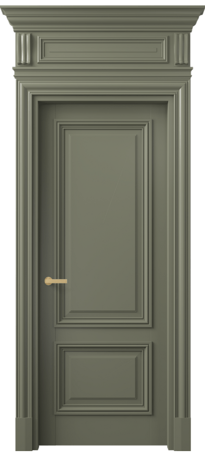 Межкомнатная дверь Антик 7303 Матовый оливковый тёмный  Цена 164109 ₽ | Volhovec