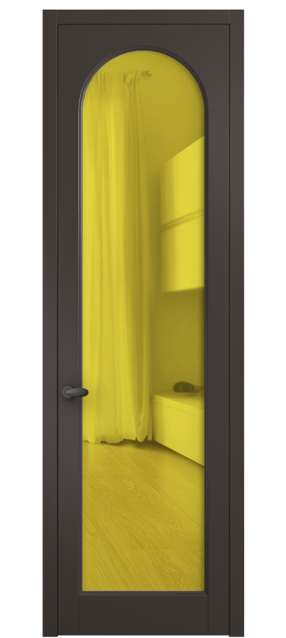 Дверь межкомнатная Palazzo 6804 Матовый антрацит Прозрачное жёлтое стекло, триплекс, 6мм 0536 МАН Цена 91169 ₽ Наличники уже входят в базовый комплект. Фабрика дверей Волховец 8 (800) 551 43 19 Межкомнатная дверь Palazzo 6804 Матовый антрацит Прозрачное жёлтое стекло, триплекс, 6мм Цена 91169 ₽ | Volhovec