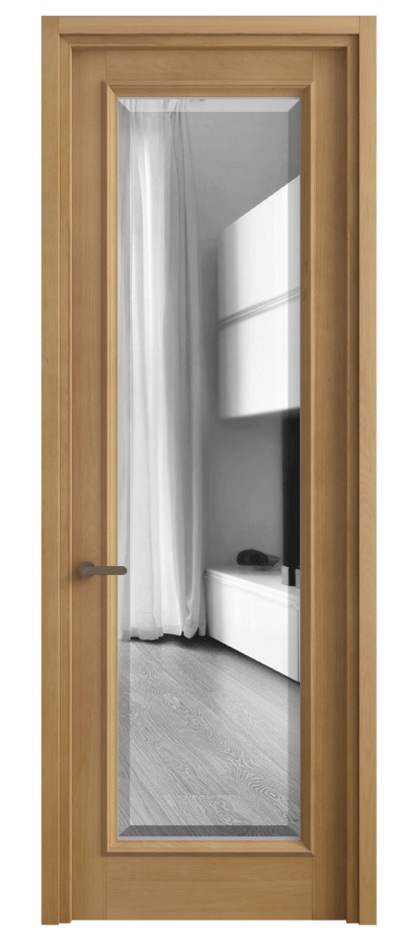 Дверь межкомнатная Charm 6702 Бук натуральный матовый Двустороннее зеркало с фацетом, триплекс, 8 мм Узкий классический наличник БНМ Цена 90159 ₽ Наличники уже входят в базовый комплект. Фабрика дверей Волховец 8 (800) 551 43 19 Межкомнатная дверь Charm 6702 Бук натуральный матовый Двустороннее зеркало с фацетом, триплекс, 8 мм Цена 90159 ₽ | Volhovec