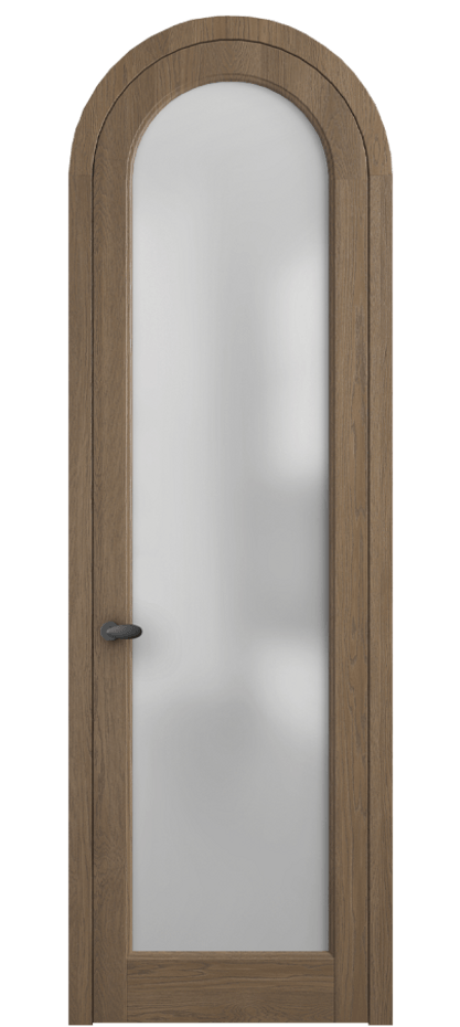 Межкомнатная дверь Palazzo 6814 Дуб джутовый матовый Сатинированное стекло Цена 194129 ₽ | Volhovec