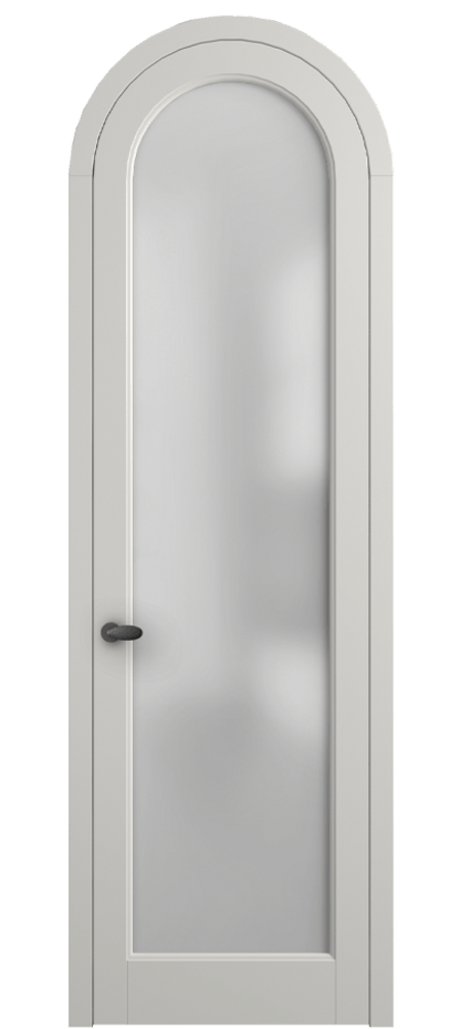 Межкомнатная дверь Palazzo 6814 Матовый серый Сатинированное стекло Цена 117789 ₽ | Volhovec