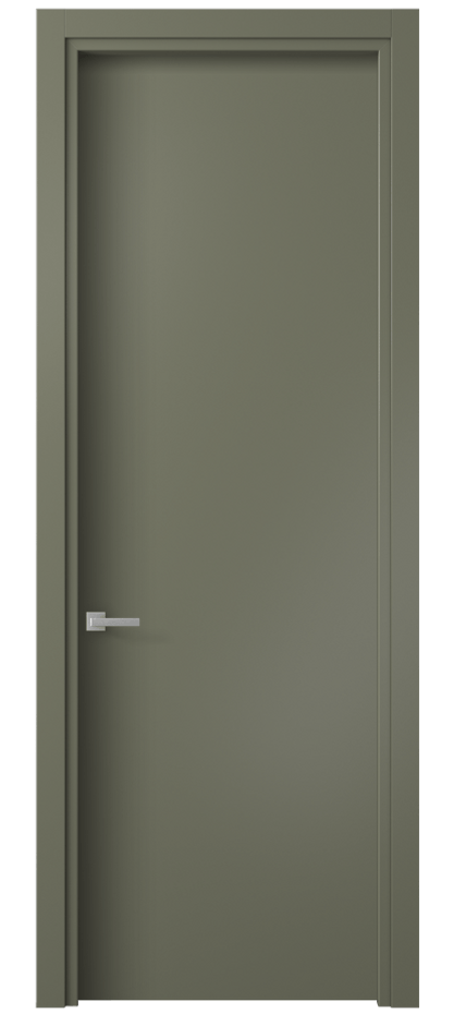 Межкомнатная дверь Планум 0010 Матовый оливковый тёмный  Цена 35399 ₽ | Volhovec