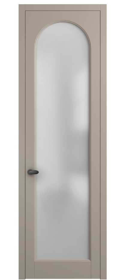 Межкомнатная дверь Palazzo 6804 Матовый бисквитный Сатинированное стекло Цена 91169 ₽ | Volhovec