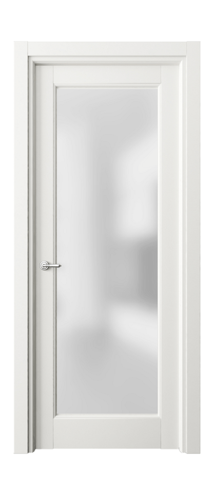 Межкомнатная дверь Тоскана Элегантэ 6300 Матовый серый Сатинированное стекло Цена 92299 ₽ | Volhovec