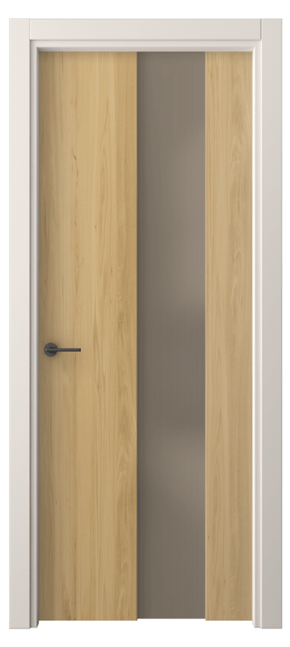 Межкомнатная дверь Фридом 4226 Солнечный вяз Сатинированное бронзовое стекло, триплекс Цена 34939 ₽ | Volhovec