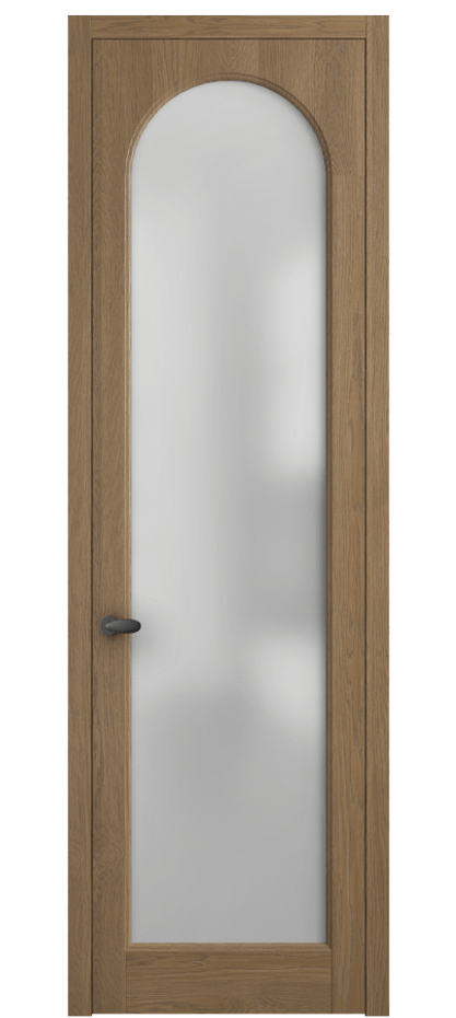 Межкомнатная дверь Palazzo 6804 Дуб мускатный матовый Сатинированное стекло Цена 139609 ₽ | Volhovec