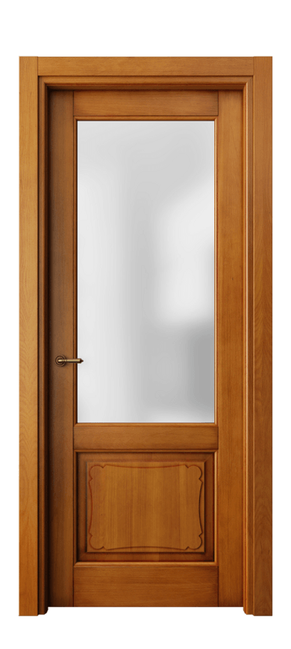 Межкомнатная дверь Toscana Elegante 6322 Бук светлый с патиной Сатинированное стекло Цена 107099 ₽ | Volhovec