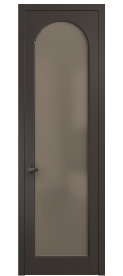 Межкомнатная дверь Palazzo 6804 Матовый антрацит Сатинированное бронзовое стекло, триплекс, 8 мм Цена 91169 ₽ | Volhovec