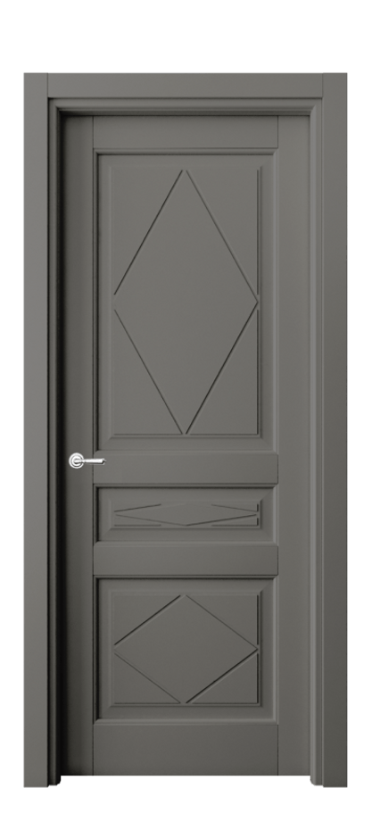 Межкомнатная дверь Тоскана Ромбо 6345 Матовый классический серый  Цена 104199 ₽ | Volhovec