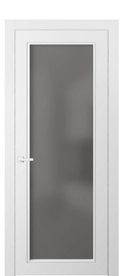 Дверь межкомнатная Neo Classic 8000 Матовый белоснежный Сатинированное серое стекло, триплекс Гладкий компланарный наличник МБЛ Цена 59759 ₽ Наличники уже входят в базовый комплект. Фабрика дверей Волховец 8 (800) 551 43 19 Межкомнатная дверь Neo Classic 8000 Матовый белоснежный Сатинированное серое стекло, триплекс Цена 59759 ₽ | Volhovec