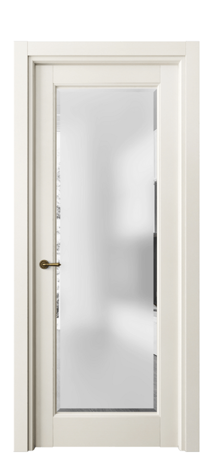 Межкомнатная дверь Тоскана Ромбо 6300 Бук венециана Сатинированное стекло с фацетом Цена 111199 ₽ | Volhovec