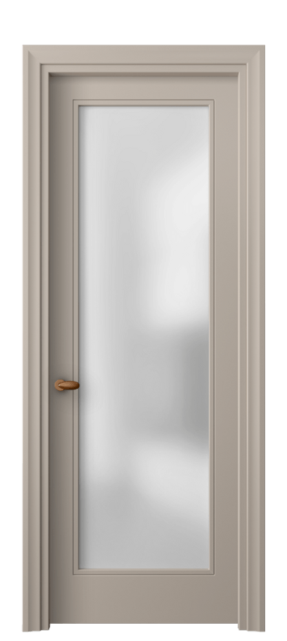 Дверь межкомнатная Esse 8502 Матовый бисквитный Сатинированное стекло Фигурный универсальный наличник МБСК Цена 58170 ₽ Наличники уже входят в базовый комплект. Фабрика дверей Волховец 8 (800) 551 43 19 Межкомнатная дверь Esse 8502 Матовый бисквитный Сатинированное стекло Цена 58170 ₽ | Volhovec