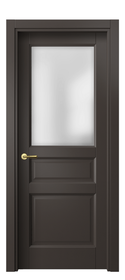 Межкомнатная дверь Галант 1432 Матовый антрацит Сатинированное стекло Цена 52399 ₽ | Volhovec