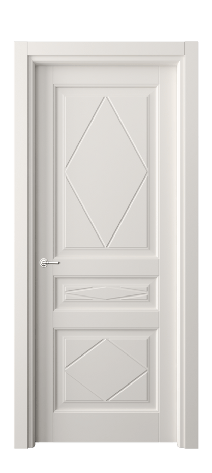 Межкомнатная дверь Тоскана Ромбо 6345 Матовый пудровый белый  Цена 104199 ₽ | Volhovec