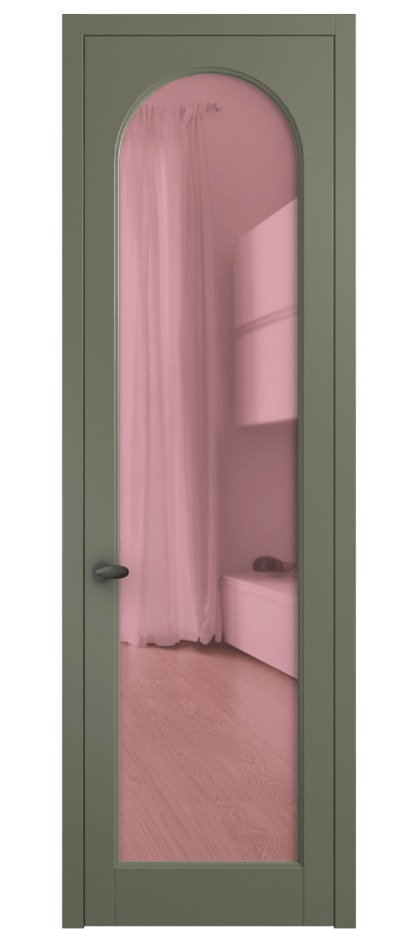 Дверь межкомнатная Palazzo 6804 Матовый оливковый тёмный Прозрачное розовое стекло, триплекс, 6мм 0536 МОТ Цена 91169 ₽ Наличники уже входят в базовый комплект. Фабрика дверей Волховец 8 (800) 551 43 19 Межкомнатная дверь Palazzo 6804 Матовый оливковый тёмный Прозрачное розовое стекло, триплекс, 6мм Цена 91169 ₽ | Volhovec