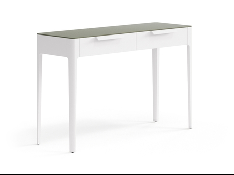 Мебель Консоль Piega 2 ящика. Цвет Матовый пудровый белый. Материал Гладкая эмаль. Коллекция Консоль Piega 2 ящика. Фото. Мебель Консоль Piega 2 ящика. Цвет Матовый пудровый белый. Материал Гладкая эмаль. Коллекция Консоль Piega 2 ящика. Картинка.