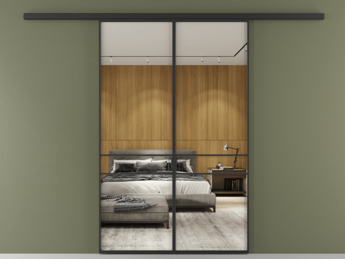 Перегородка Formato вдоль стены двустворчатая #VENDORCODE# #FURNISH# #GLASS# Цена #PRICE# #CURRENCY# | Volhovec