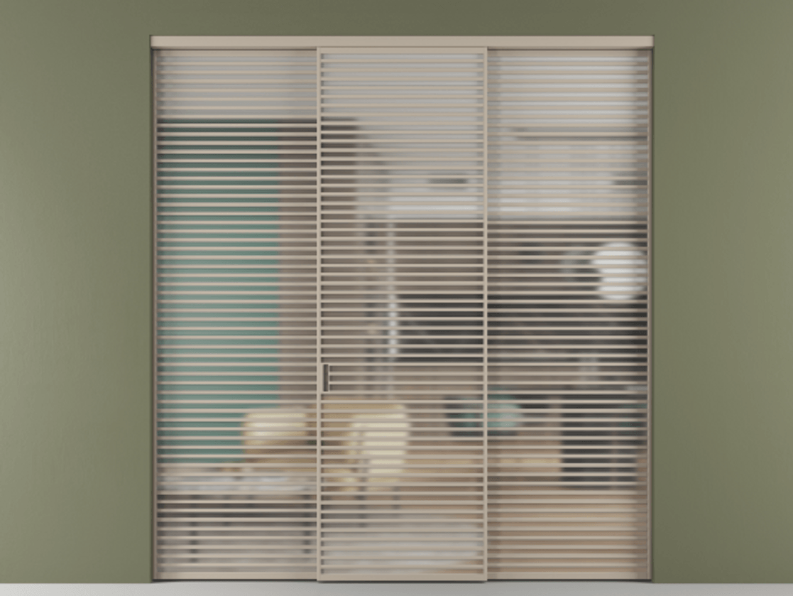 Перегородка Formato внутри проёма 3 створки АЛПР 040.07 Алюминий бисквитный Сатинированное стекло "Matelux Crystal Vision", калёное, матовое, каленое 6 мм. Цена 611600 ₽ 1. Полотно 3 шт. (800/2100 мм)
2. Комплект установки раздвижной системы
3. Базовый комплект фурнитуры
4.Ручка RONDO. Фабрика дверей Волховец 8 (800) 551 43 19 Перегородка Formato внутри проёма 3 створки АЛПР 040.07 Алюминий бисквитный Сатинированное стекло "Matelux Crystal Vision", калёное, матовое, каленое 6 мм Цена 611600 ₽ | Volhovec