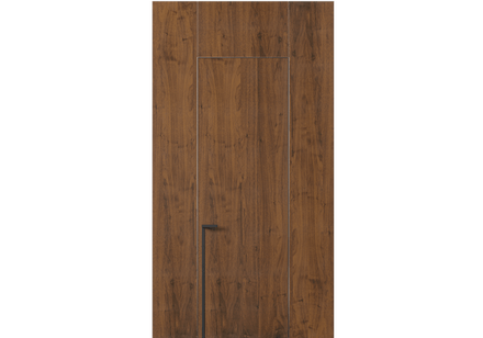Панели для отделки стен Панель Шпон с эффектом NaturWood. Цвет Орех медный матовый. Материал Шпон Naturwood. Коллекция Шпон с эффектом NaturWood. Картинка.