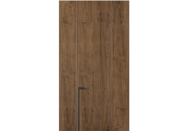 Панели для отделки стен Стеновая панель в древесной отделке Орех умбра матовый. Цвет Орех умбра матовый. Материал Шпон Naturwood. Коллекция Древесные отделки. Картинка.