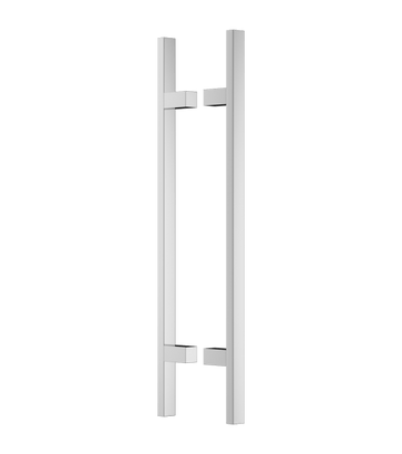 Ручки для дверей Ручка дверная SOLID SQUARE. Цвет Полированный хром. Коллекция SOLID SQUARE. Картинка.