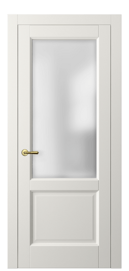 Дверь межкомнатная 1422 СТБЛ САТ. Цвет Софт-тач белоснежный. Материал Полипропилен. Коллекция Galant. Картинка.