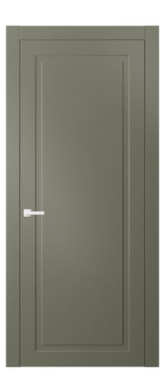 Дверь межкомнатная АКП 8001 МОТ Матовый оливковый тёмный. Цвет Матовый оливковый тёмный. Материал Гладкая эмаль. Коллекция Neo Classic. Картинка.