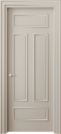 Дверь межкомнатная 8143 МСБЖ. Цвет Матовый светло-бежевый. Материал Гладкая эмаль. Коллекция Paris. Картинка.