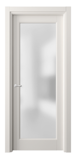 Дверь межкомнатная 6300 МПБЛ САТ. Цвет Матовый пудровый белый. Материал Гладкая эмаль. Коллекция Тоскана Элегантэ. Картинка.