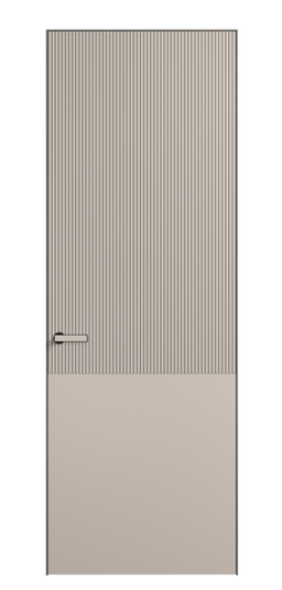 Дверь межкомнатная АКП 8205 МСБЖ Матовый светло-бежевый. Цвет Матовый светло-бежевый. Материал Гладкая эмаль. Коллекция Velvet. Картинка.