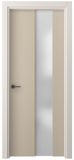 Дверь межкомнатная 4226 ПЭСК САТ. Цвет ПЭТ серо-коричневый . Материал ПЭТ. Коллекция Freedom. Картинка.