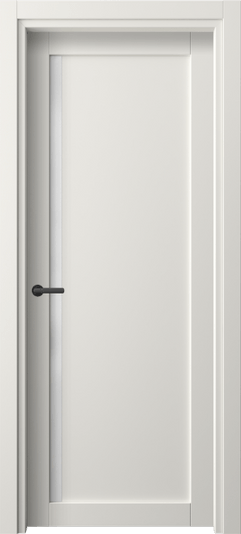 Дверь межкомнатная 2110 ПЭБЛ САТ. Цвет ПЭТ белоснежный. Материал ПЭТ. Коллекция Нео. Картинка.