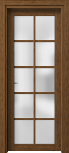 Дверь межкомнатная 2106 ЛОР САТ. Цвет Лесной орех. Материал Ламинатин. Коллекция Neo. Картинка.