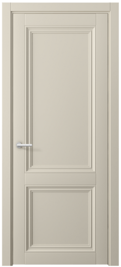 Дверь межкомнатная 2523 МБСР. Цвет Матовый бежево-серый. Материал Гладкая эмаль. Коллекция Centro. Картинка.