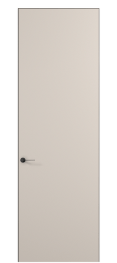 Дверь межкомнатная АКУ 0010 ПЭПБ . Цвет ПЭТ пудровый бежевый. Материал ПЭТ. Коллекция Планум Про. Картинка.