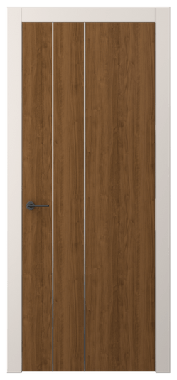 Дверь межкомнатная АКП 4203 ЛОР Лесной орех. Цвет Лесной орех. Материал Ламинатин. Коллекция Freedom. Картинка.