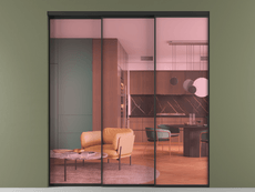 Перегородка Formato внутри проёма телескопик синхро 2