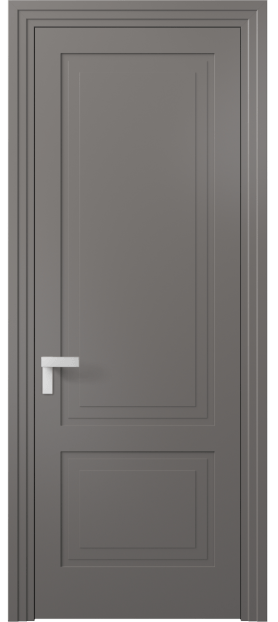 Межкомнатная дверь 8351 МКЛС. Цвет Матовый классический серый. Материал Гладкая эмаль. Коллекция Rocca. Фото. Дверь межкомнатная 8351 МКЛС. Цвет Матовый классический серый. Материал Гладкая эмаль. Коллекция Rocca. Картинка.