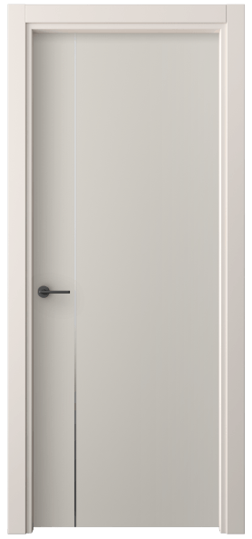 Дверь межкомнатная 4201 ПЭСС. Цвет ПЭТ светло-серый. Материал ПЭТ. Коллекция Freedom. Картинка.